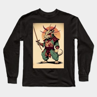 Samurai Pig Long Sleeve T-Shirt